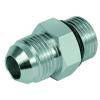 Einschraubverschraubung - Stahl verchromt - JIC-AG UN 1 1/16" auf SAE-AG UN 1 1/16"
