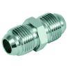 Doppelstutzen KOMATSU - Stahl verchromt - 2 metr. AG M16 x 1,5 auf AG M16 x 1,5 mm