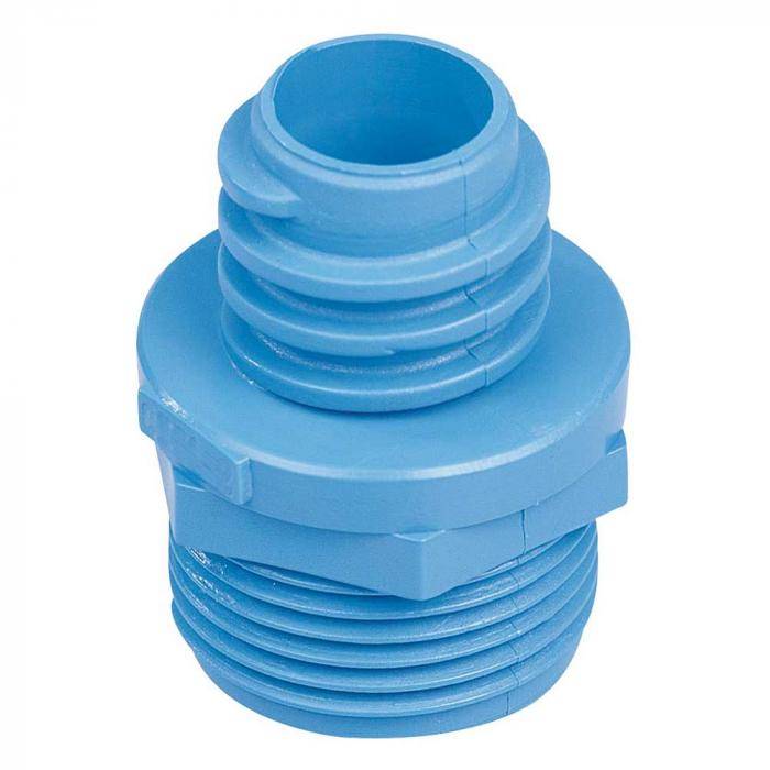Gewindeadapter 3/4" - Kautex außen - PP - blau