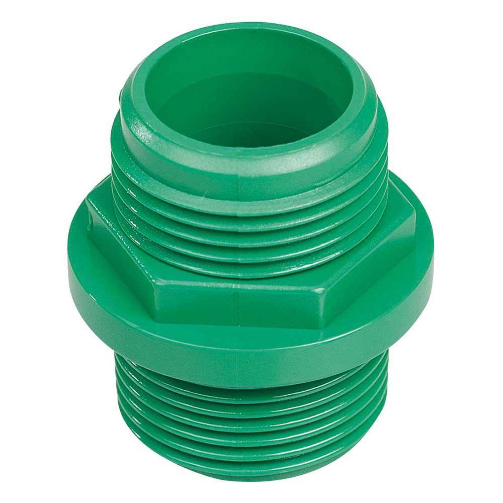 Gewindeadapter 3/4 " - konisches R 3/4 " Fassgewinde - PP - grün