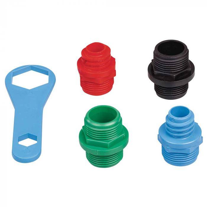 Adapterset Gewindeadapter 3/4 " - inklusive Sechskantschlüssel - PP