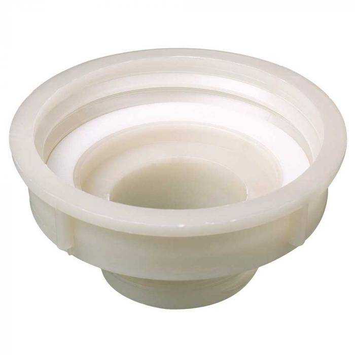Gewindeadapter - PP - 61 mm außen - 3 " grob innen - natur