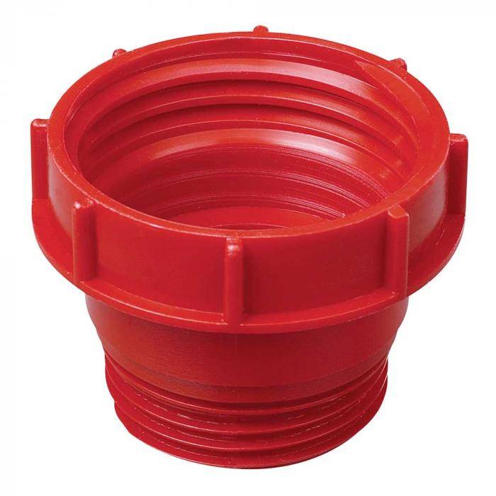 Gewindeadapter - PP - Tri-Sure außen - Mauser innen - rot