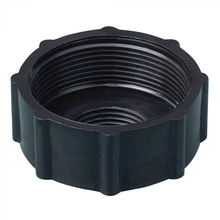 Gewindeadapter - PP - 35 mm innen - 2 " BSP innen - schwarz