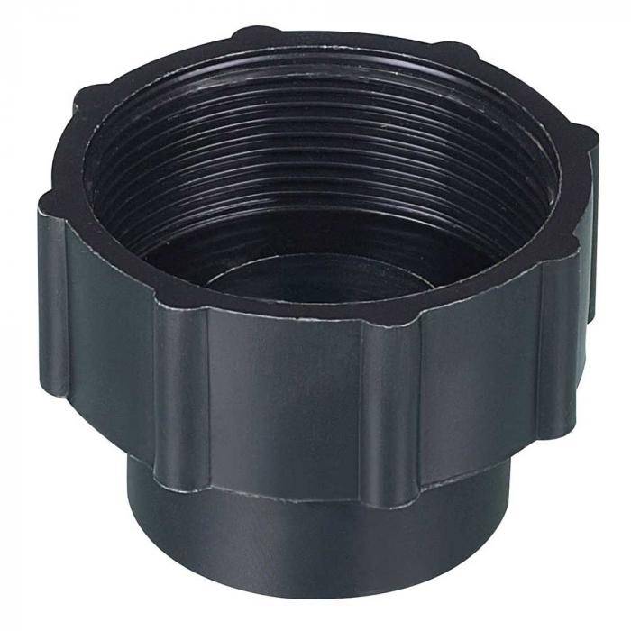 Gewindeadapter - PP - 40 mm innen - 2 " BSP innen - schwarz