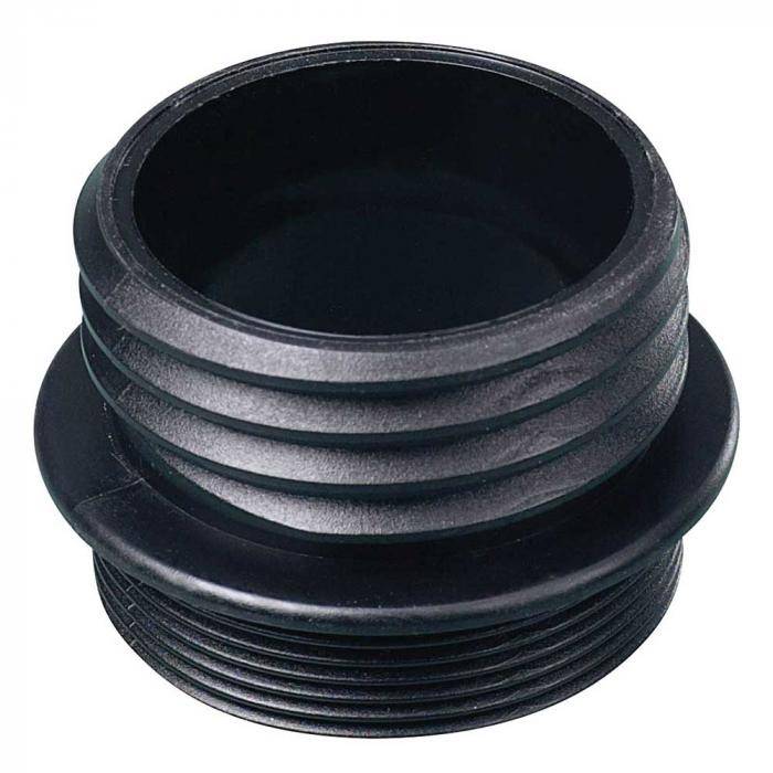 Gewindeadapter - PP - 61 mm außen - 2 " BSP außen - schwarz