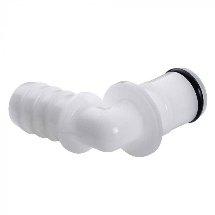 CPC Kupplung - NW 6,4 mm - POM - Vaterteile - ohne Ventil - Winkelnippel mit Schlauchtüllen