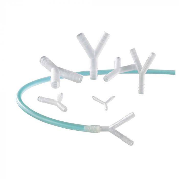 Y-Verbinder - PP - zylindrische Tüllen - verschiedene Ausführungen - VE 10 Stück - Preis per VE - für Ø 3 bis 5 mm