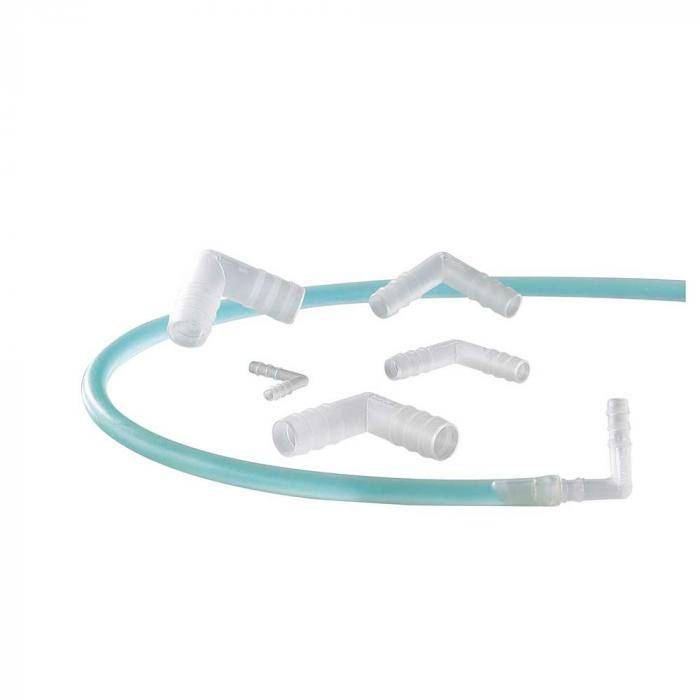 Winkel-Verbinder - PVDF - zylindrisch - verschiedene Ausführungen - VE 10 Stück - Preis per VE - für Ø 5 bis 7 mm