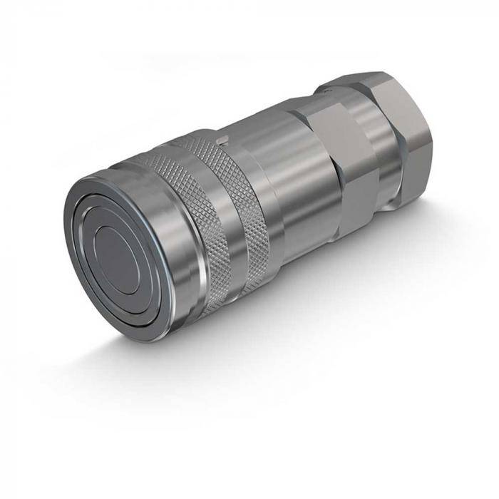 Flat-Face 2FFI - Muffe - Edelstahl - DN 20 - BSP-Innengewinde G 3/4" - PN 250