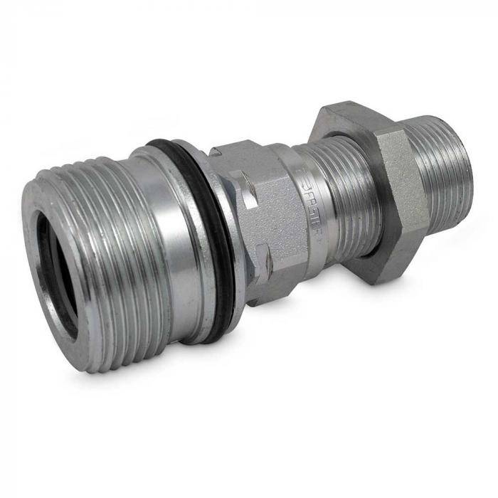 Schraubkupplungen SK-VSV - Muffe - Stahl verchromt - BG 3 - DN 12 - AG M22 x 1,5 mm - PN 400