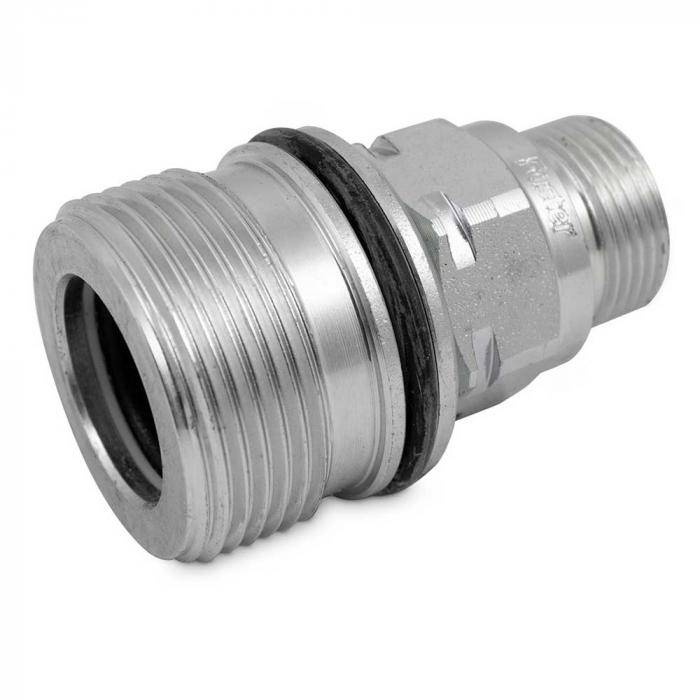 Schraubkupplung Serie SK-VSV - Muffe - Stahl verchromt - DN 25 - Size 16 - BG 6 - 1 - M36 x 2,0 - 350 bar