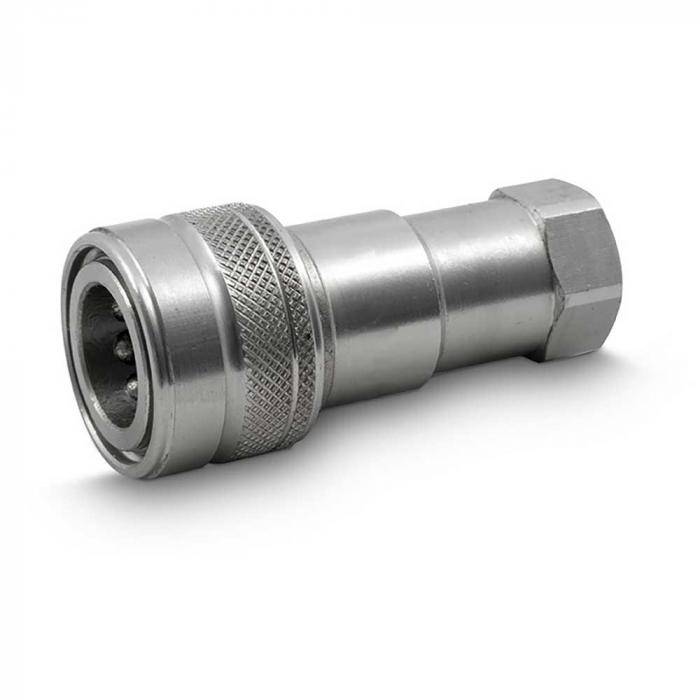 Steckkupplung - Muffe - Edelstahl - DN 32 - BG 8 - G 1 1/2" - Außen-Ø 78,5 mm
