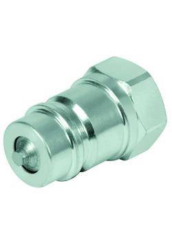 Steckkupplung Serie ST-NV - Stecker - Stahl verchromt - DN 6 - Size 4 - BG 1 - 1/4 - NPT 1/4" - 350 bar