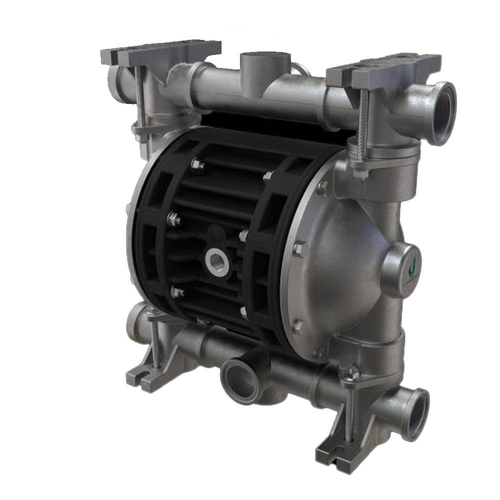 Druckluft-Doppelmembranpumpe Boxer 150 A-HTAAT - PTFE - Gehäuse aus Edelstahl - 220 l/min - 8 bar