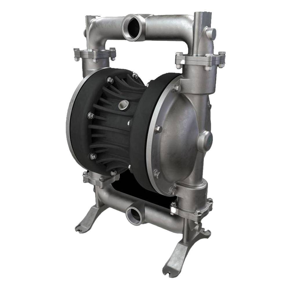 Druckluft-Doppelmembranpumpe Boxer 502 A-HTAIT-C - Conduct - Gehäuse aus Edelstahl - 600 l/min - 8 bar