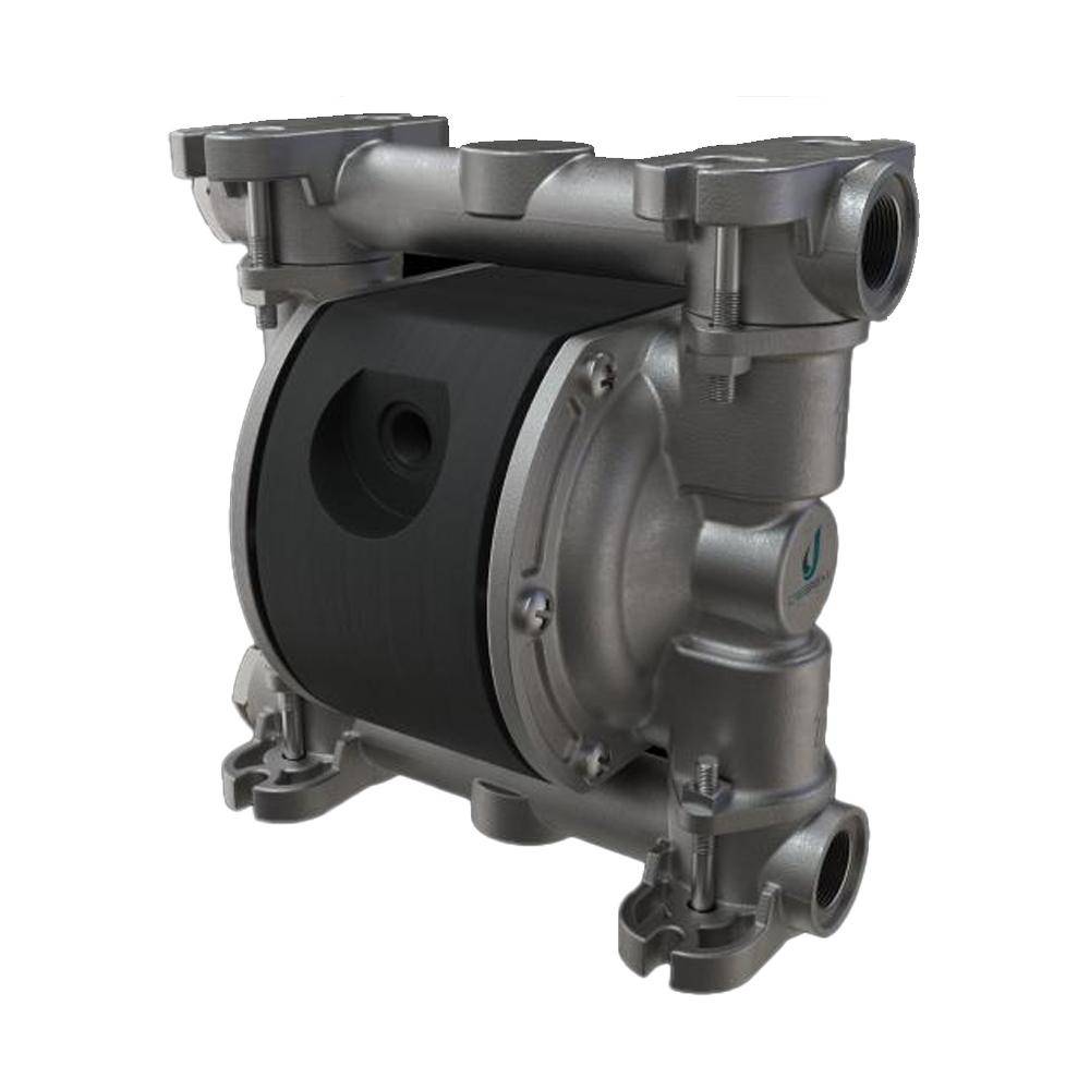 Druckluft-Doppelmembranpumpe Microboxer A-HTAAT - Gehäuse aus Edelstahl - 35 l/min - 8 bar