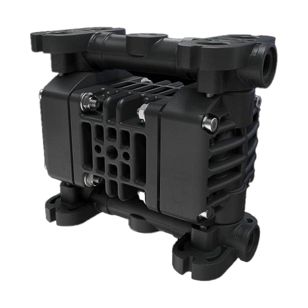 Druckluft-Doppelmembranpumpe Boxer 7 - Conduct - Gehäuse aus PVDF und CF - 9 l/min - 8 bar