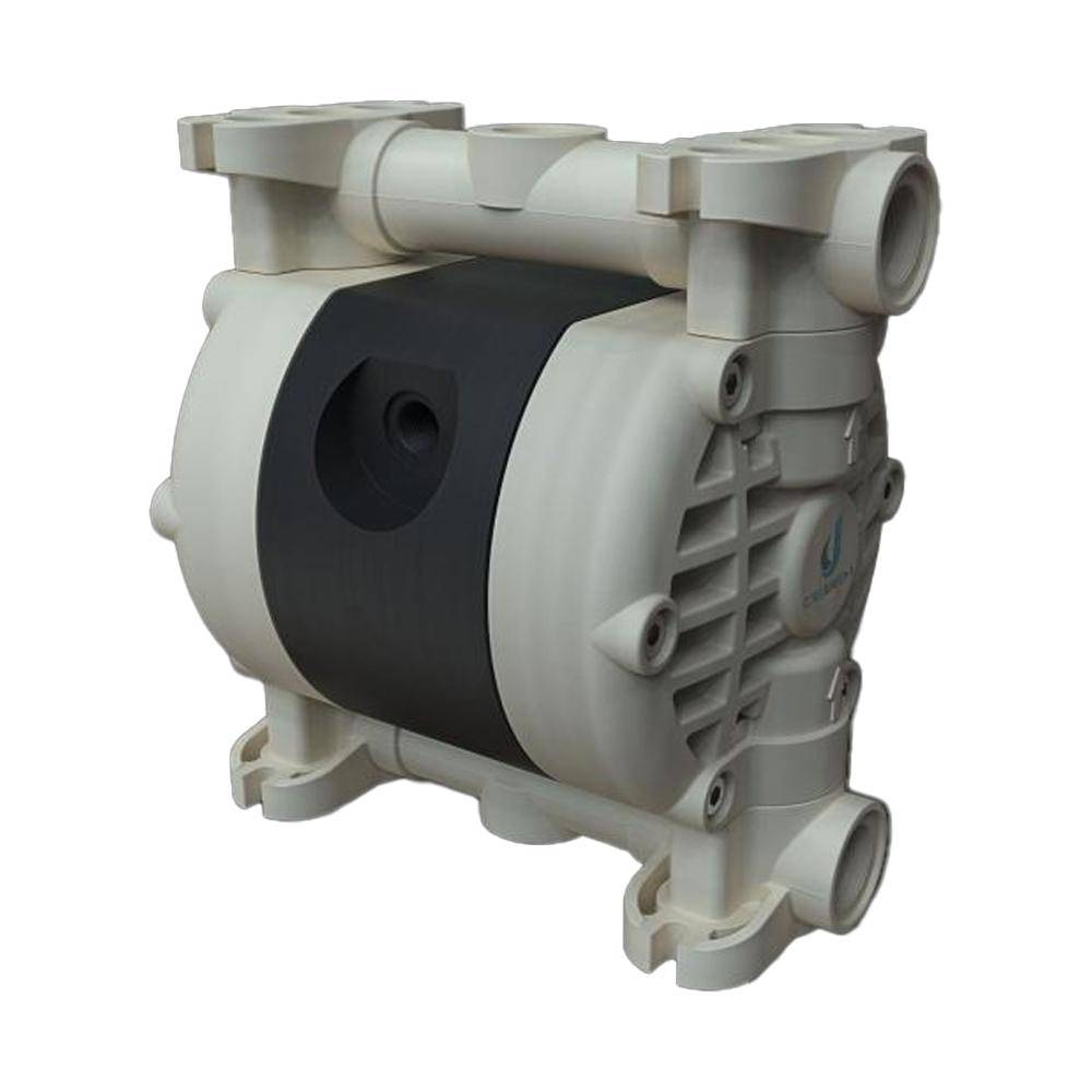 Druckluft-Doppelmembranpumpe Microboxer P-MAIT - Santoprene - Gehäuse aus Polypropylen - 35 l/min - 8 bar