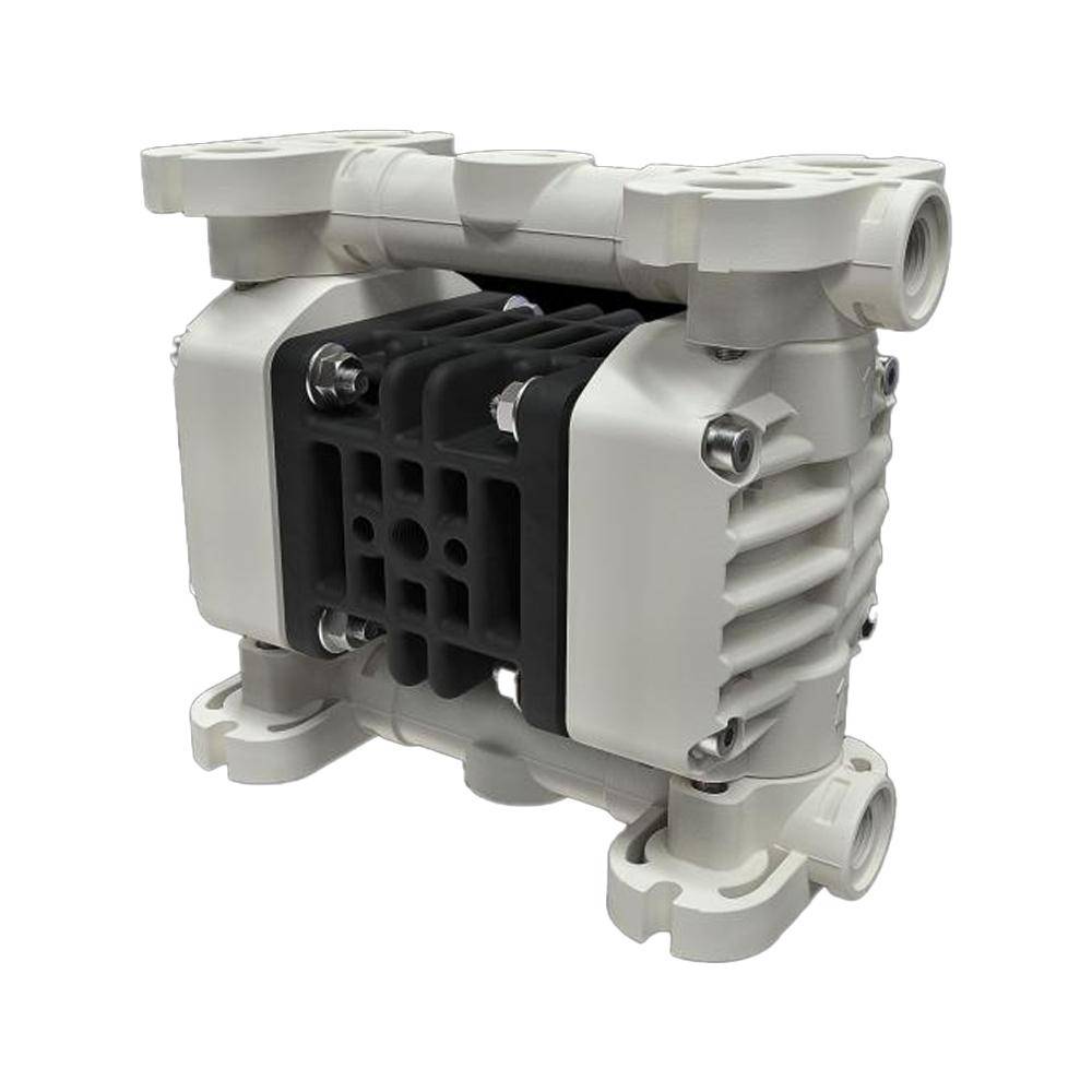 Druckluft-Doppelmembranpumpe Boxer 7 P-NTTPT - Gehäuse aus Polypropylen - 9 l/min - 8 bar