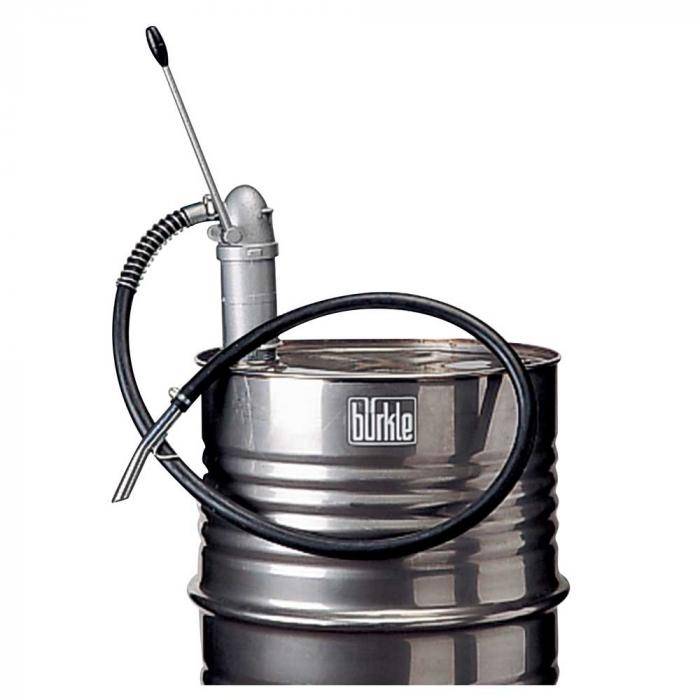 Handhebelpumpe Alu - elektrisch leitfähig - für Fassgewinde 64 x 4 / R 2 " - mit Schließvorrichtung