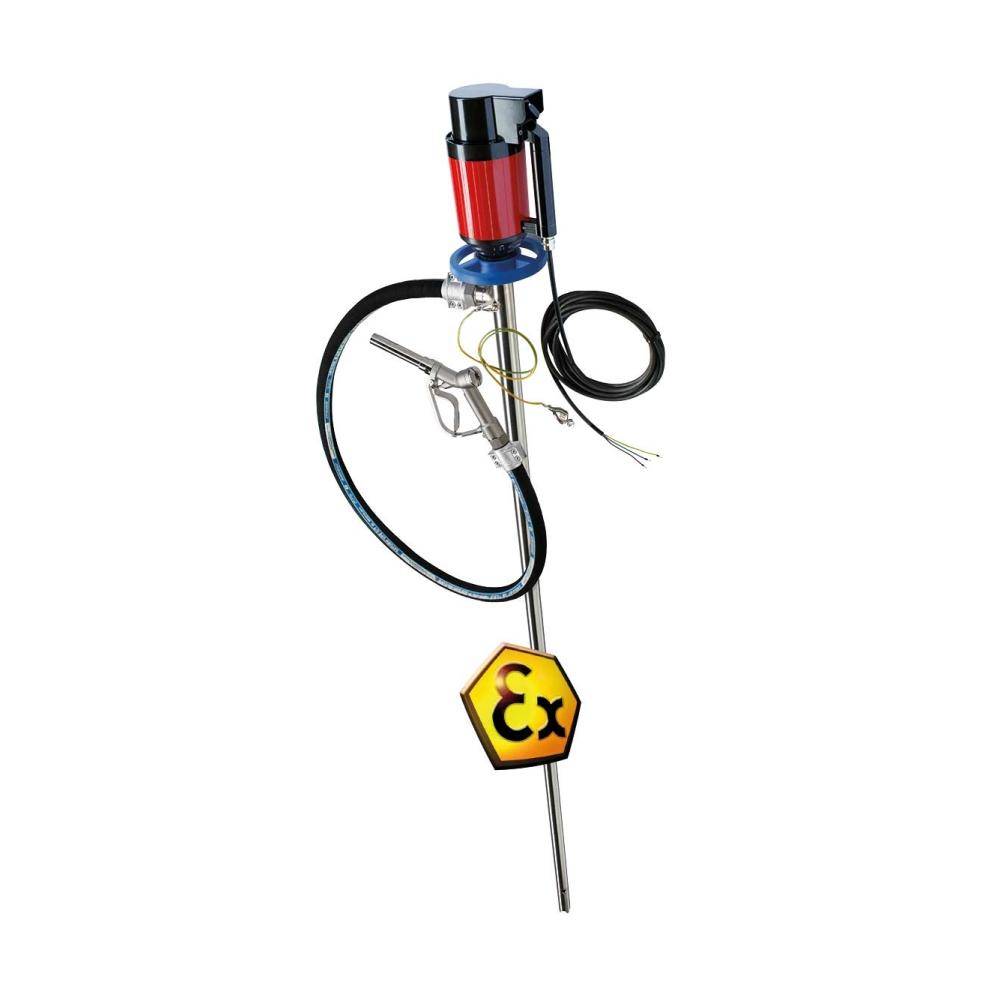 Fasspumpen Set JP-440 Edelstahl - Ex-geschützt - 230 V - max. 82 l/min - Tauchrohrlänge 1000 mm - für leicht brennbare Medien - Preis per Stück