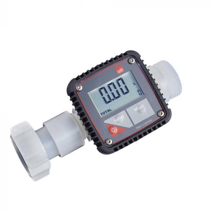 Durchflusszähler - für hochaggressive Flüssigkeiten - Messbereich 5 bis 120 l/min. - Anschlussgewinde G 1 1/4 "