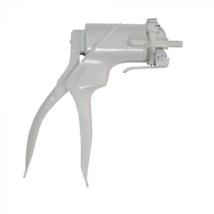 VacuMan Vakuumpumpe - ohne Manometer - einhändig bedienbar - PVC - Anschluss für Schläuche mit Innen-Ø 6,4 mm - Hub ca. 32 ml/Hub