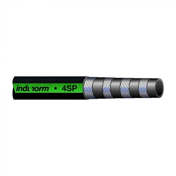 Spiralschlauch 4SP - Gummi - DN 16 - max. Außen-Ø 28,2 mm - PN 350 - Rolle 20 m - Preis per Rolle Spiralschlauch 4SP - Gummi - DN 16 - max. Außen-Ø 28,2 mm - PN 350 - Rolle 20 m - Preis per Rolle
