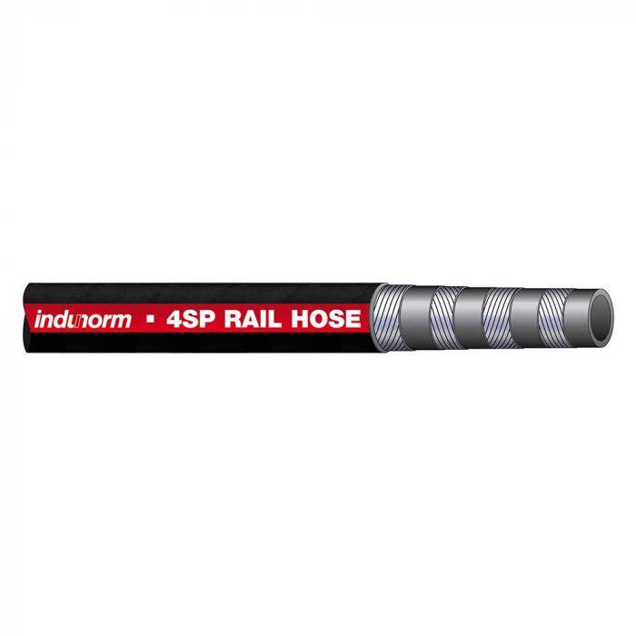 Spiralschlauch 4SP RAIL HOSE - Gummi - DN 10 - Außen-Ø 21,1 mm - PN 445 - Preis per Meter