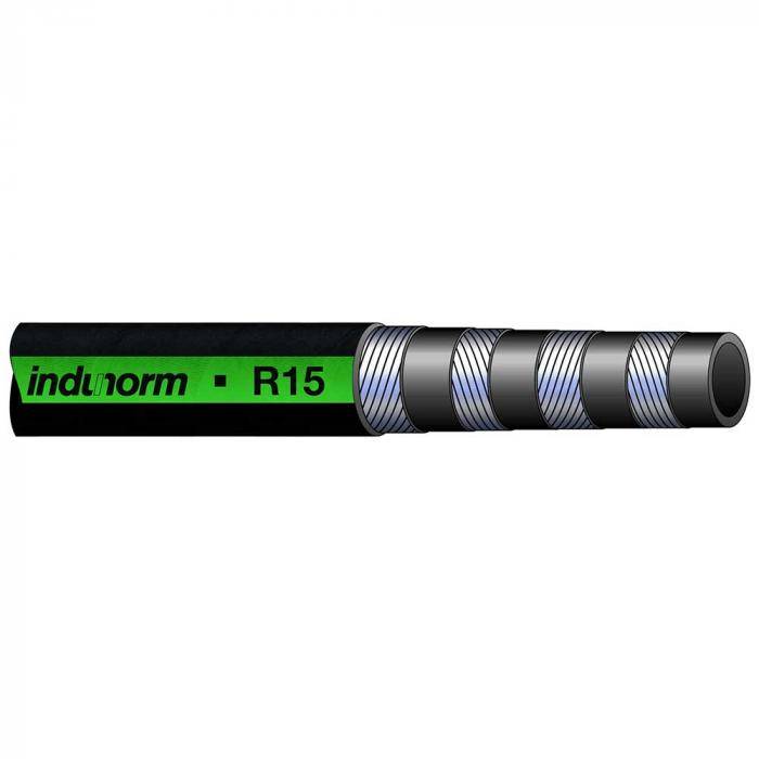 Spiralschlauch R15 - nach SAE 100 R15 - Gummi - DN 19 - Außen-Ø 32,2 mm - PN 420 - Rolle 10 m - Preis per Rolle