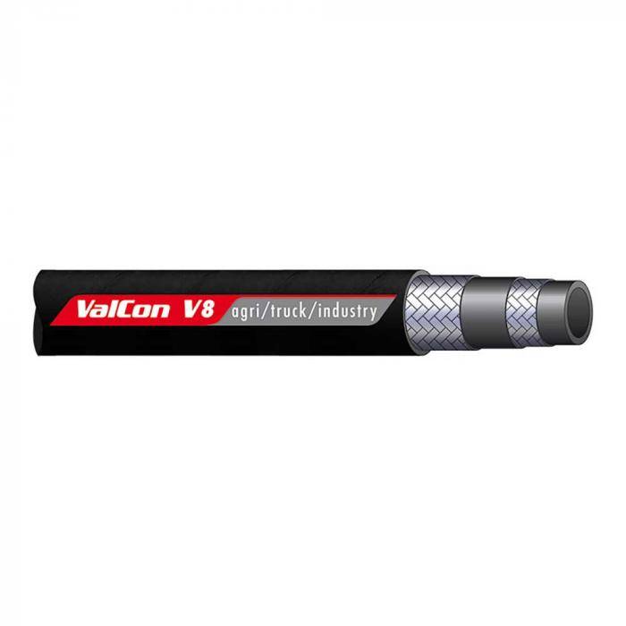 ValCon® 2-Draht-Geflechtschlauch - Gummi - DN 12 - max. Außen-Ø 23 mm - PN 275 - Länge 40 m - Preis per Rolle