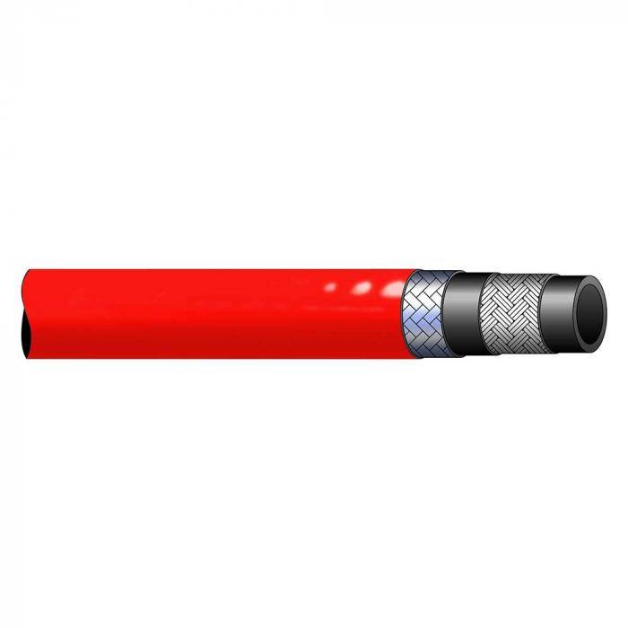 Werkzeughydraulik-Schlauch TP10HS - PU/PEL - DN 6 - Size 4 - Außen-Ø 12,7 mm - PN 700 - Rolle 20 m - Preis per Rolle - rot