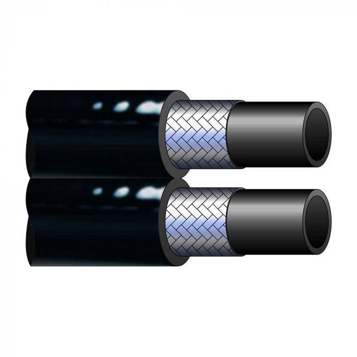 Thermoplastikschlauch TP-R8-Z - nach SAE 100 R8 - PU/PEL - DN 6 - Außen-Ø 12,1 mm - PN 350 - Rolle 20 m - Preis per Rolle