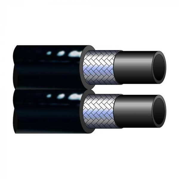 Thermoplastikschlauch TP-R8-Z - nach SAE 100 R8 - PU/PEL - DN 6 - Außen-Ø 12,1 mm - PN 350 - Rolle 20 m - Preis per Rolle Thermoplastikschlauch TP-R8-Z - nach SAE 100 R8 - PU/PEL - DN 6 - Außen-Ø 12,1 mm - PN 350 - Rolle 20 m - Preis per Rolle