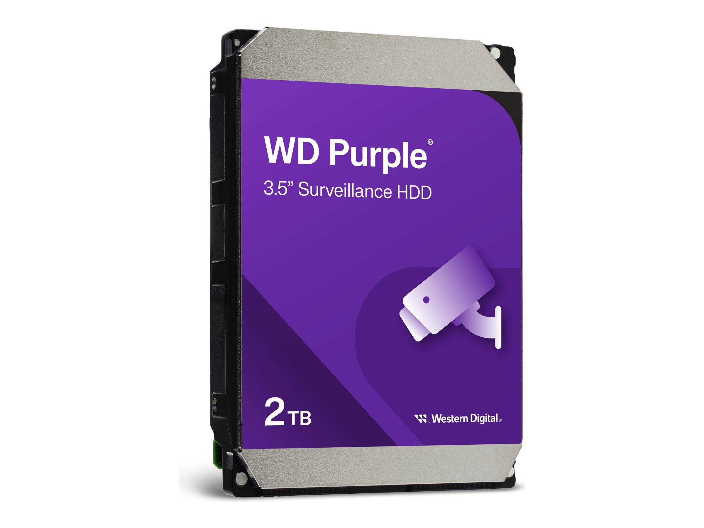 WD Purple Surveillance WD23PURZ - Festplatte - 2 TB - intern - 3.5"" (8.9 cm)
