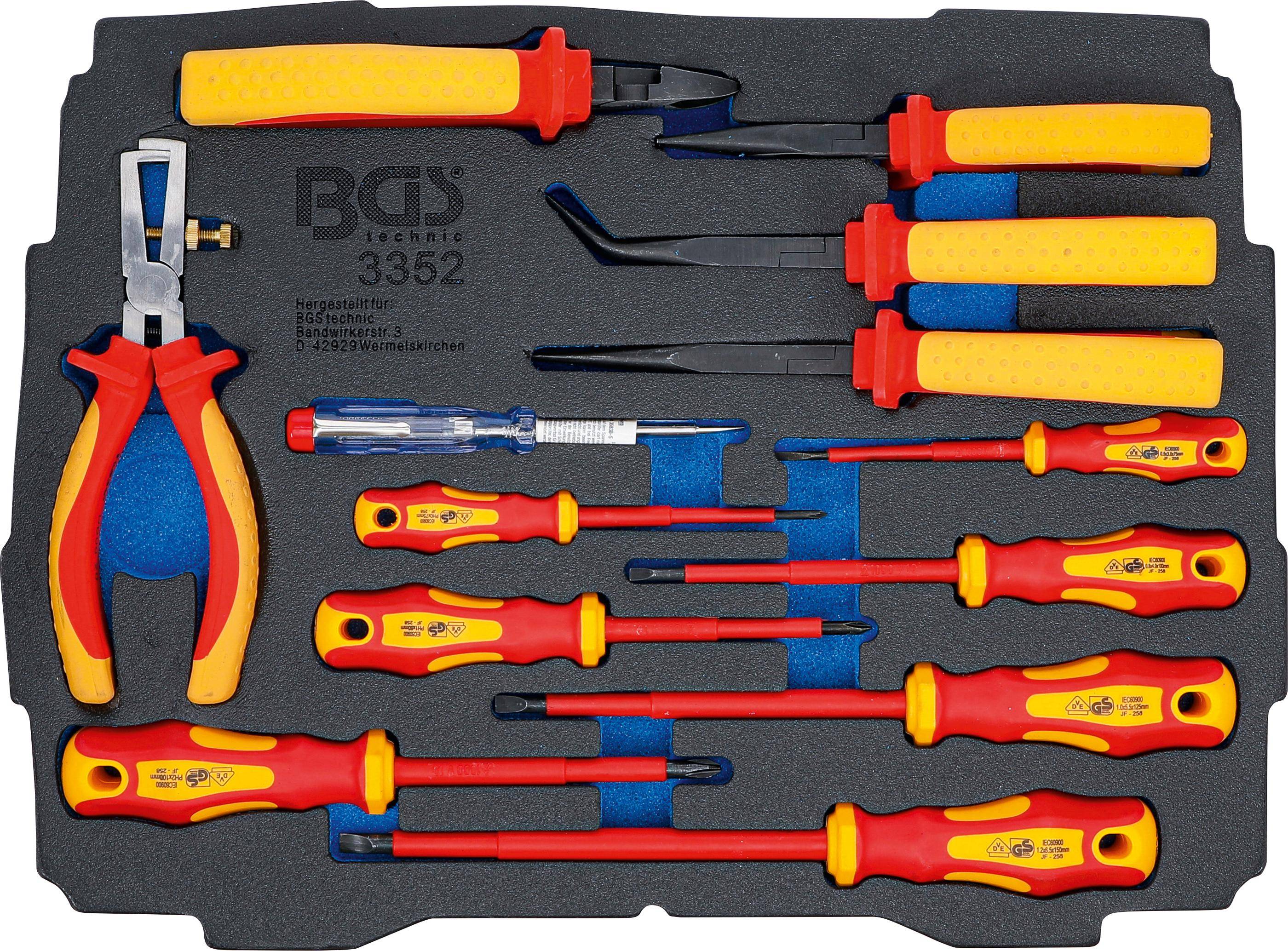 BGS Schaumeinlage für Art. BOXSYS1 & 2: VDE-Zangen-/