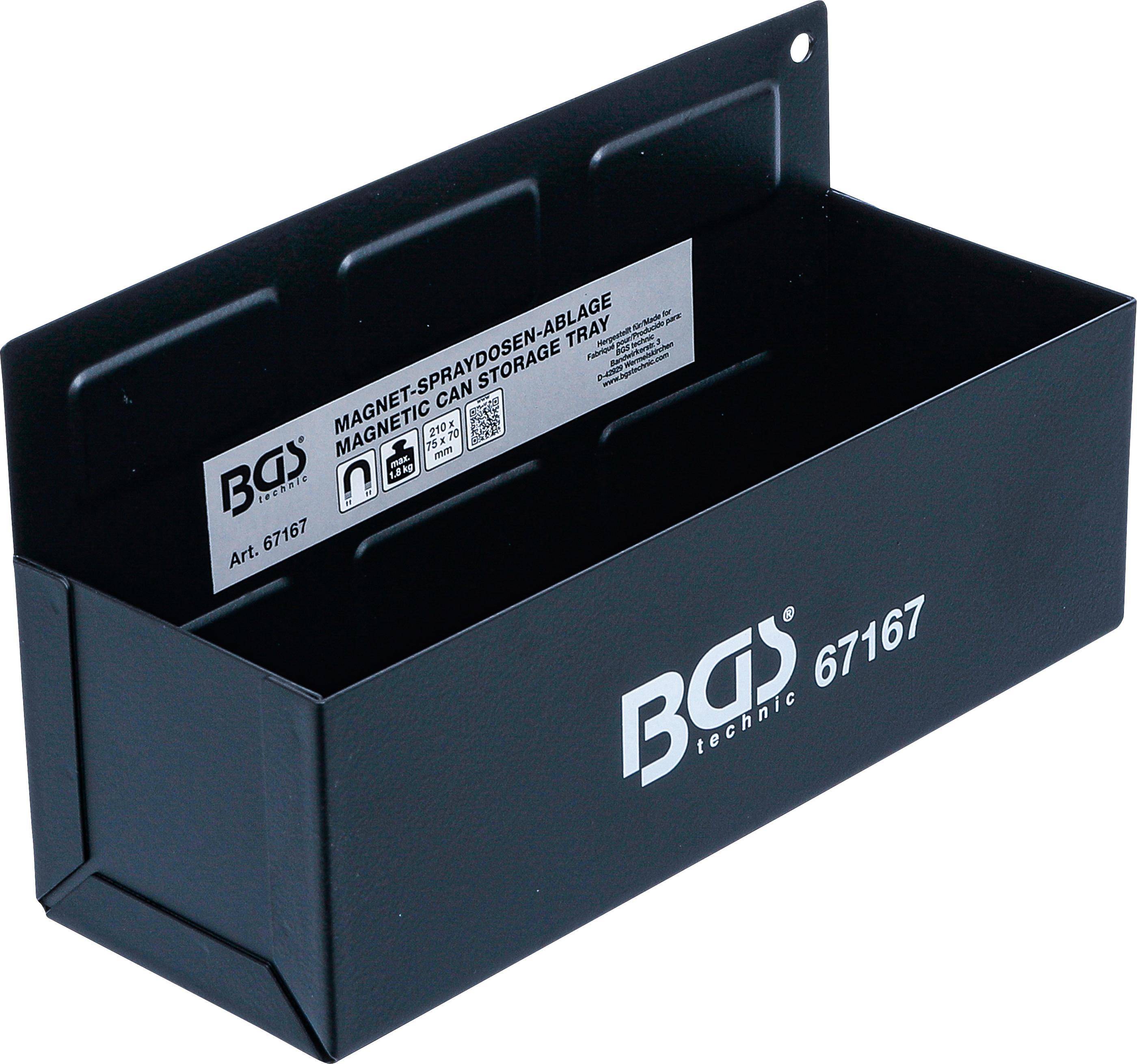 BGS Magnet-Spraydosen-Ablage | 210 mm