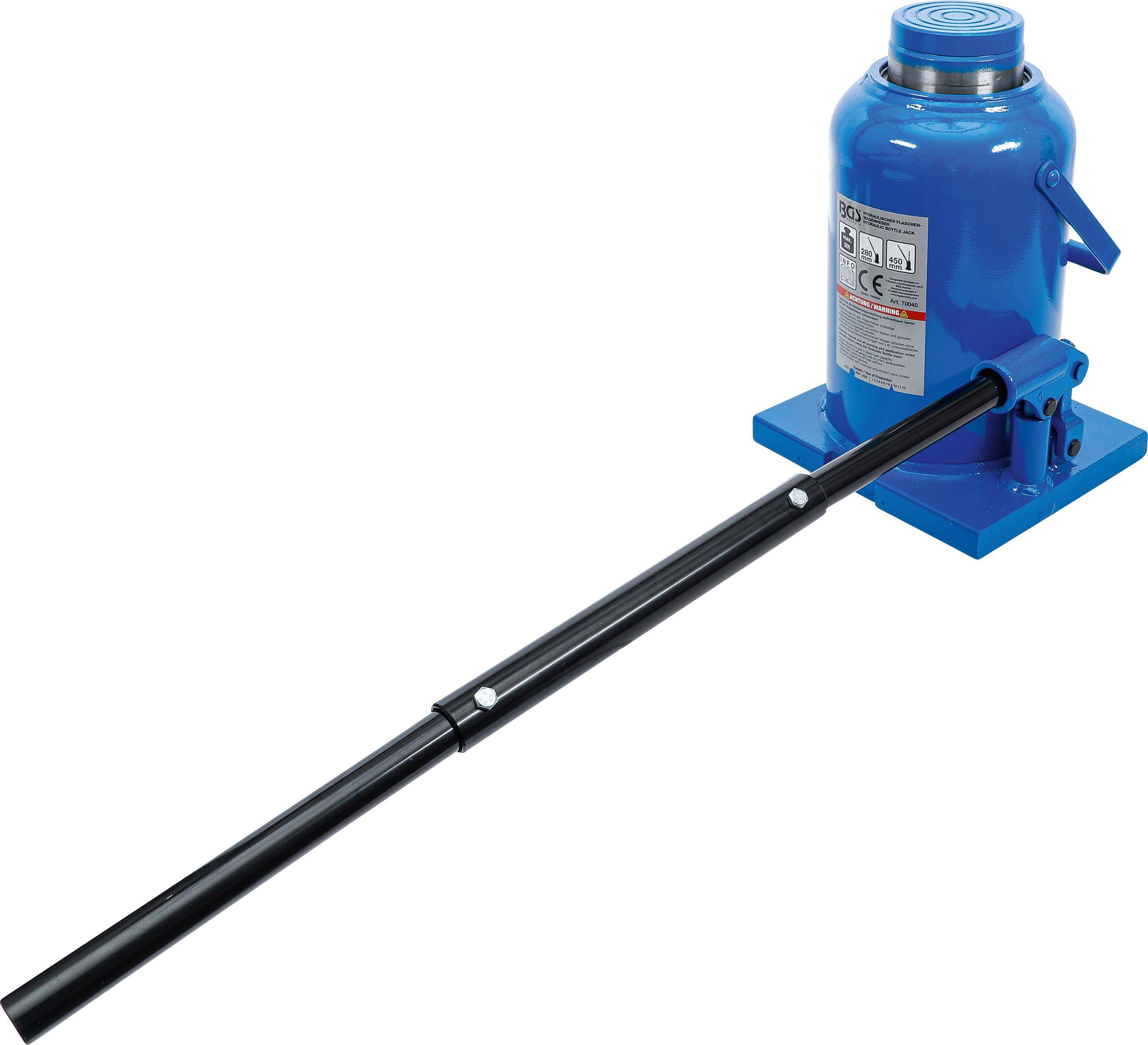 BGS technic Hydraulischer Flaschen-Wagenheber | 50 t