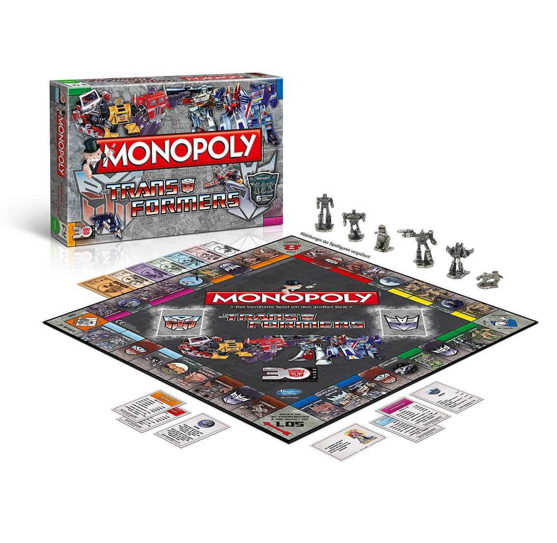 Monopoly Transformers retro Brettspiel Gesellschaftsspiel