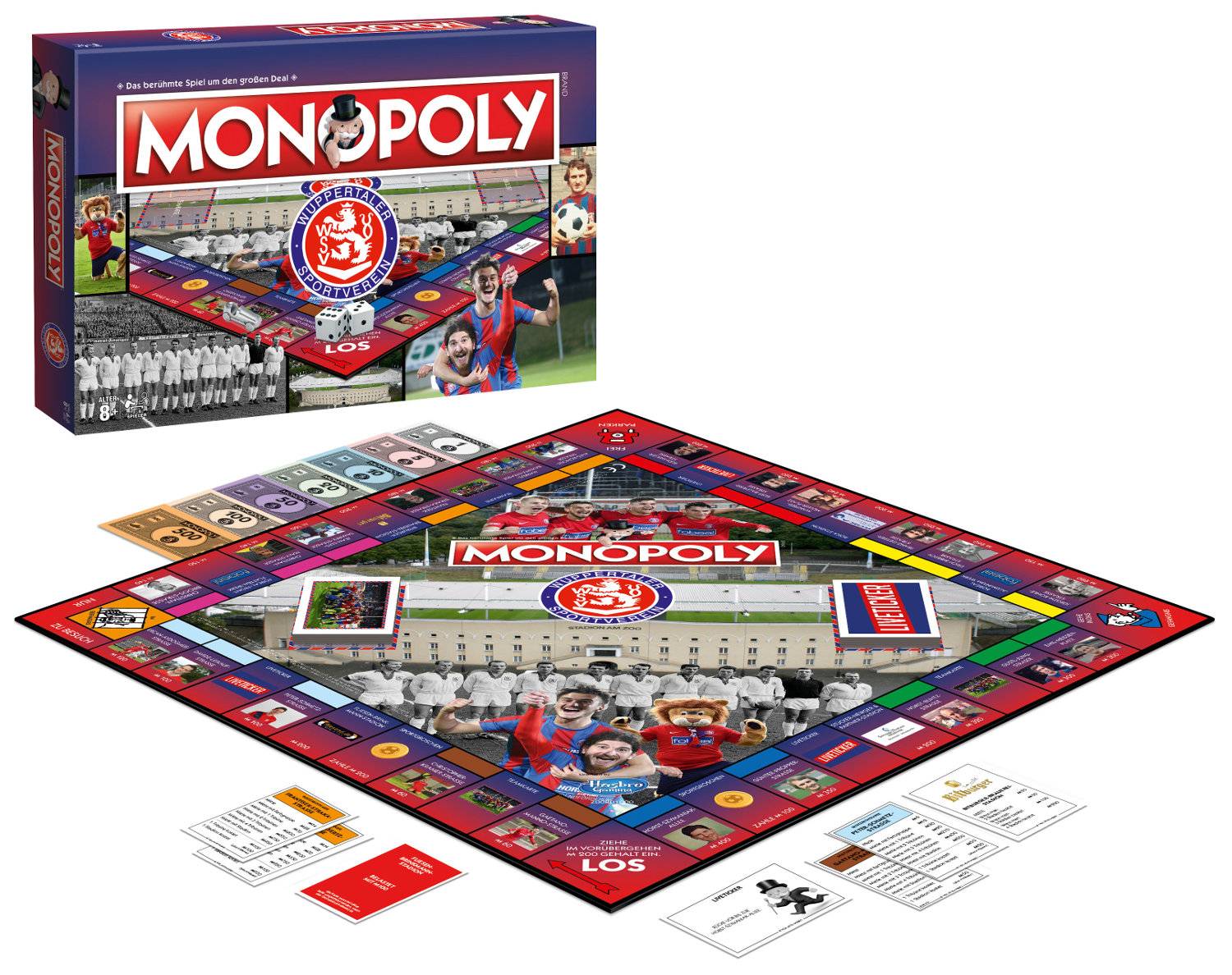Monopoly Wuppertaler SV WSV Fußball Spiel Gesellschaftsspiel Brettspiel