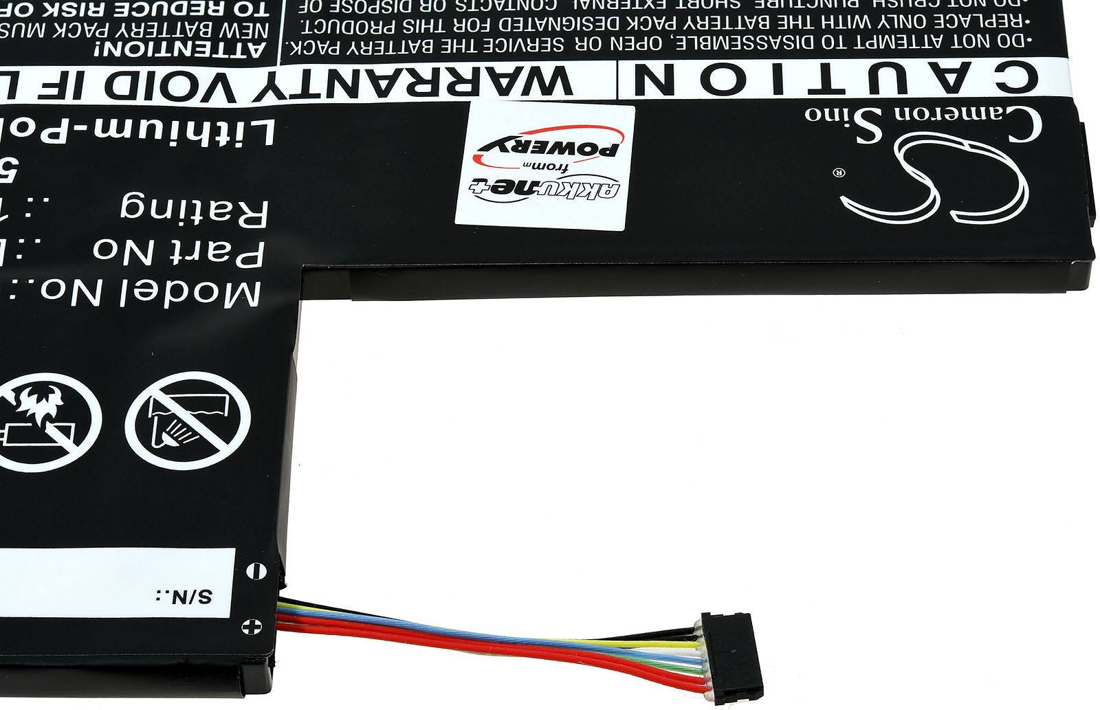 Powery Akku kompatibel mit Lenovo Typ 5B10W89290, 11,4V, Li-Polymer