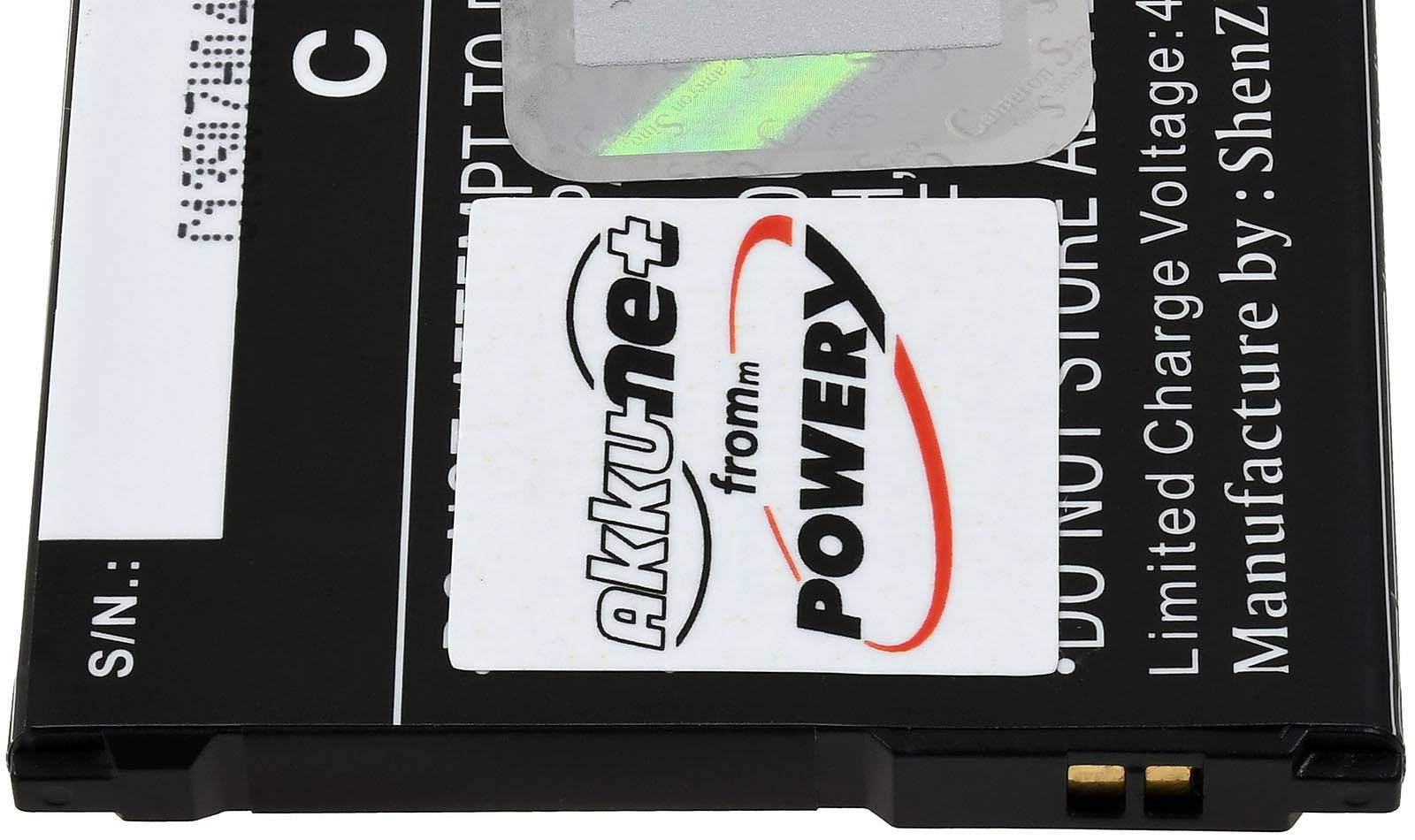 Powery Akku passend für Smartphone, Handy Samsung Galaxy J4 Plus, SM-J410, Typ EB-BG610ABA u.a., 3,85V, Li-Polymer