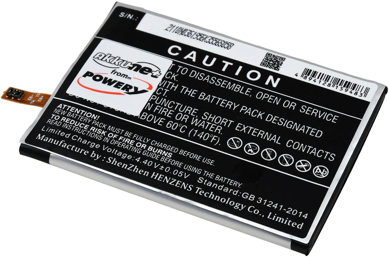 Powery Akku für Smartphone, Handy Sony SOV37, 3,85V, Li-Polymer