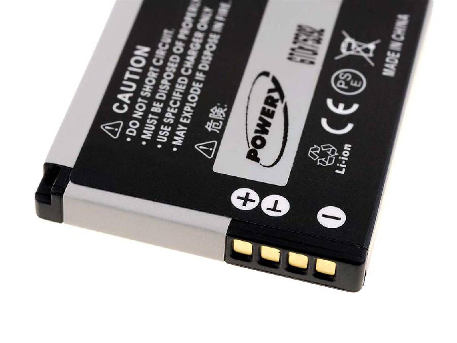 Powery Akku für Panasonic Typ NCA-YN101H, 3,6V, Li-Ion