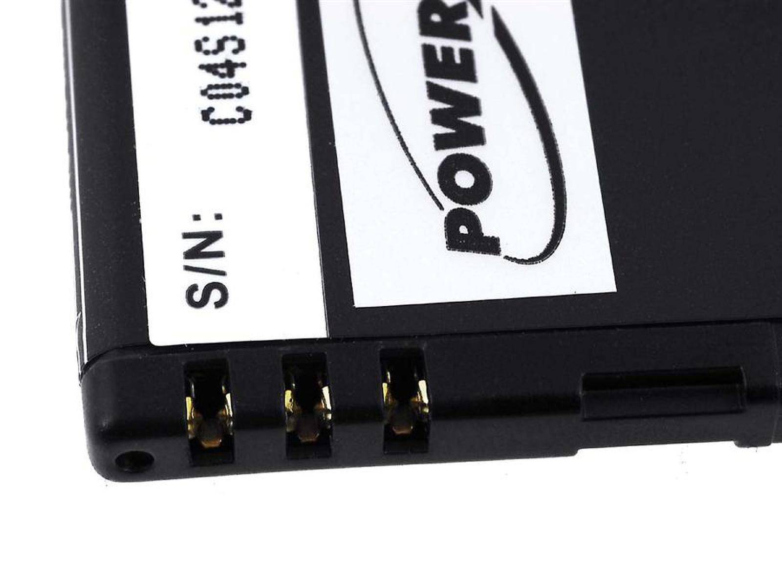 Powery Akku für Nokia Lankku, 3,7V, Li-Ion