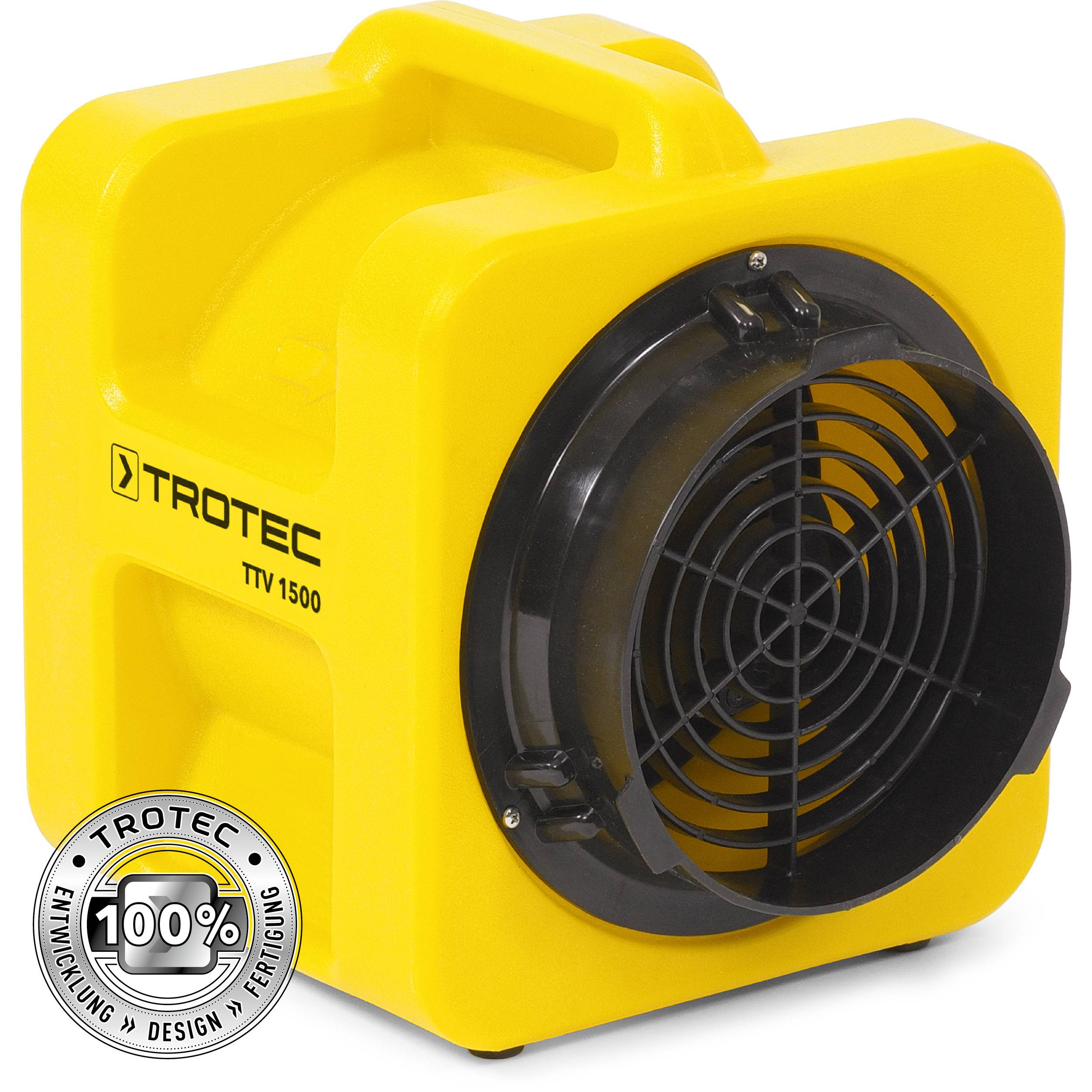 TROTEC TTV 1500 Axialventilator Förderventilator 1.050 m³/h Ventilation Lüftung Lüfter Profi-Ventilator Handwerk Industrie