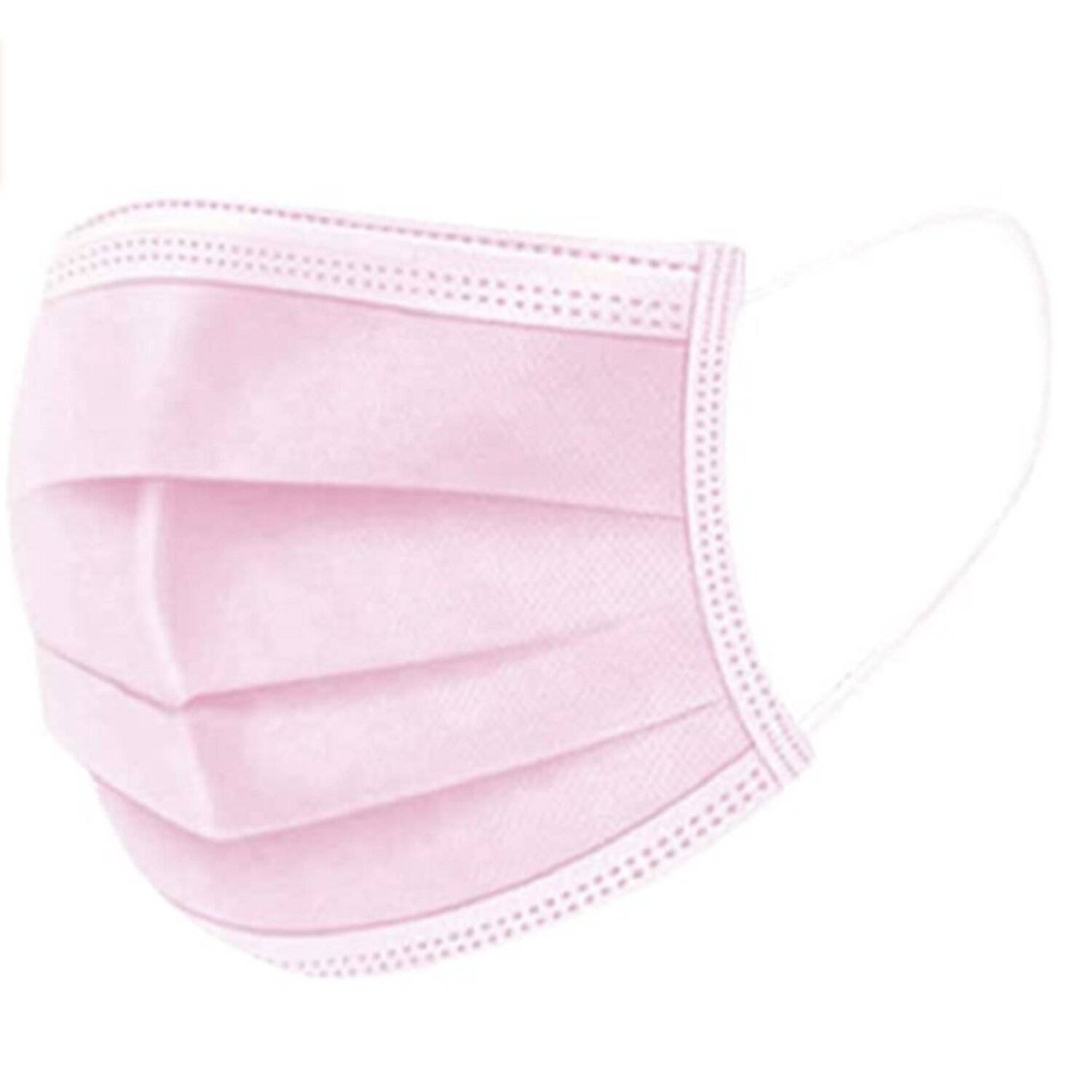 100x OP-Masken für Kinder 3-Lagig Mundschutz Kindermaske Gesichtsmaske EN14683 Einweg Rosa