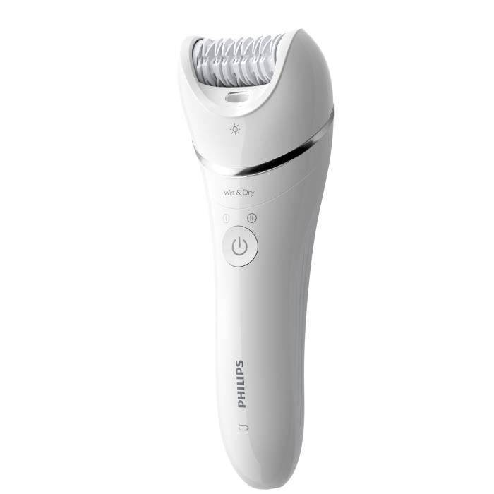 PHILIPS BRE715 / 00 Satinelle Advanced Epilator - 5 Zubehörteile - Weiß
