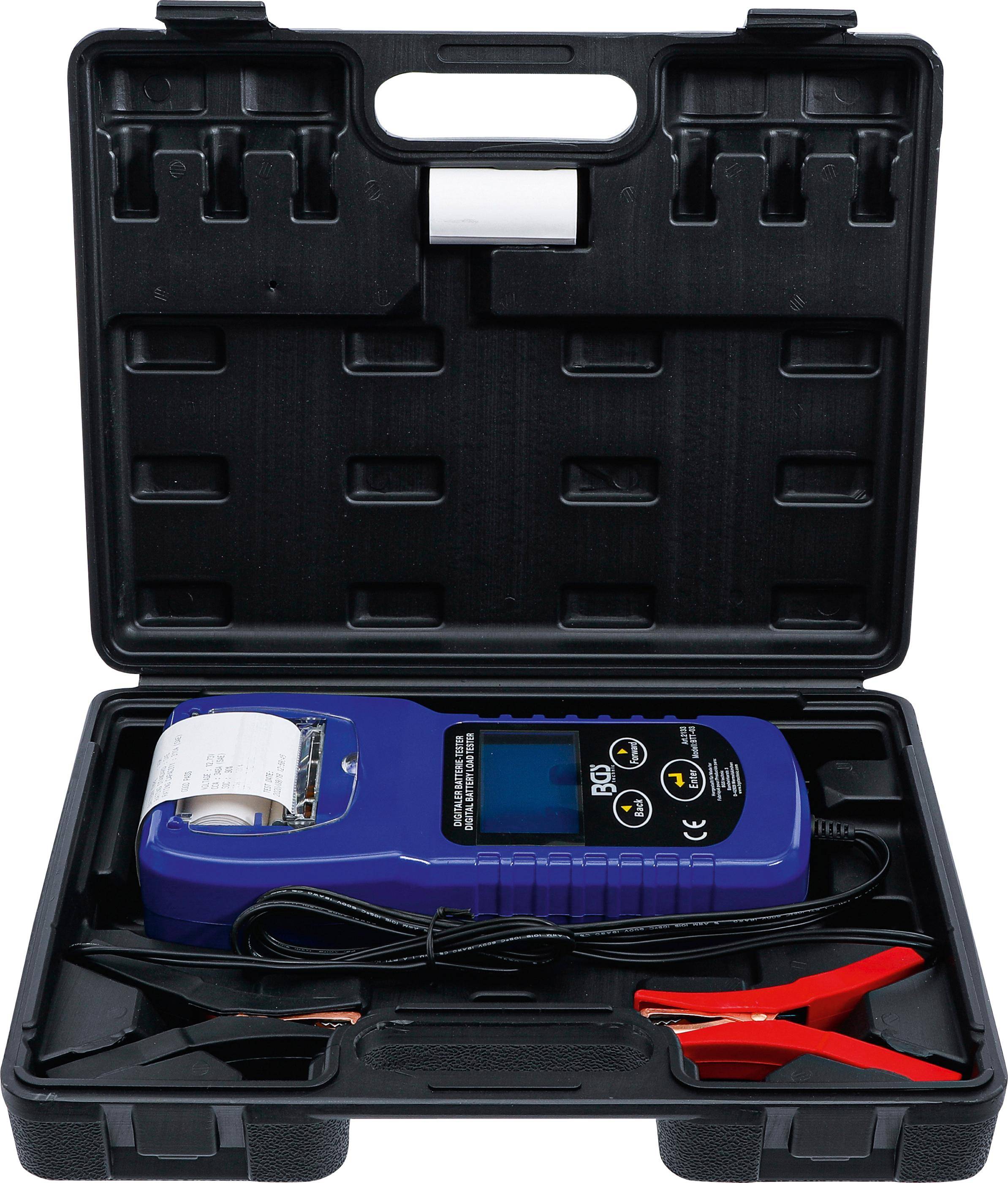 BGS Digitaler Batterie- und Ladesystem-Tester | mit Drucker